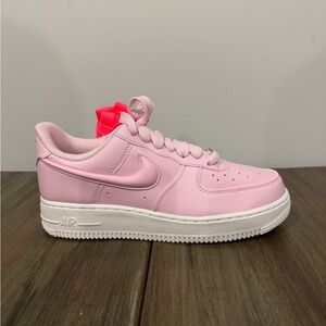 NIKE AIR FORCE 1 ‘07 PINK FOAM PUFY SWOOSH WOMEN SHOES